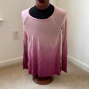 Hollister ombré long sleeve top